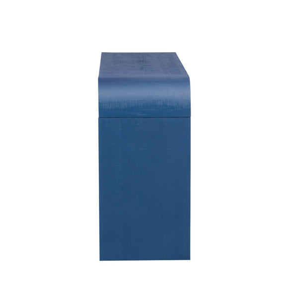 English Elm U_Style Luxury Multi-Functional Sideboard With Woven Wood Slats, Adjustable Shelves & Modern Design N711P269061V-GIGA