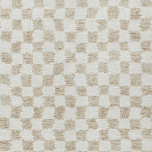 HomeRoots 5' Beige and Ivory Geometric Indoor-Outdoor Area Rug - Stylish, Durable, and Machine Washable Design 10' X 14' 627187