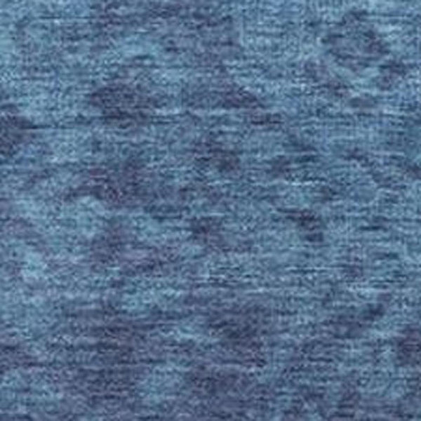 HomeRoots 5' Denim Blue and Ivory Damask Area Rug – Elegant, Washable Indoor/Outdoor Design for Versatile Use 8' X 10' 627251