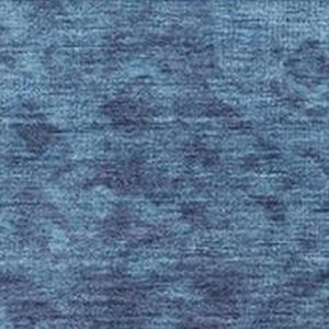 HomeRoots 5' Denim Blue and Ivory Damask Area Rug – Elegant, Washable Indoor/Outdoor Design for Versatile Use 9' X 12' 627252