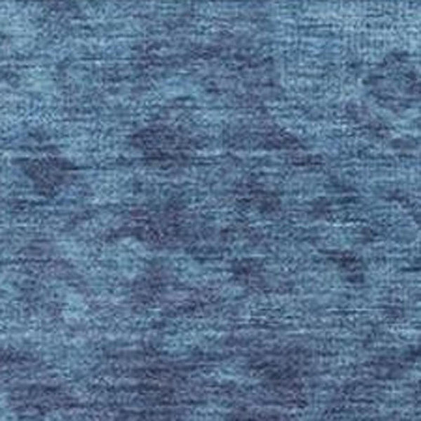 HomeRoots 5' Denim Blue and Ivory Damask Area Rug – Elegant, Washable Indoor/Outdoor Design for Versatile Use 9' X 12' 627252