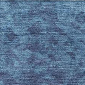 HomeRoots 5' Denim Blue and Ivory Damask Area Rug – Elegant, Washable Indoor/Outdoor Design for Versatile Use 10' X 14' 627253