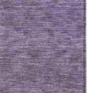 HomeRoots 5' Elegant Purple and Ivory Damask Area Rug - Durable, Washable for Indoor and Outdoor Spaces 5' X 8' 627261
