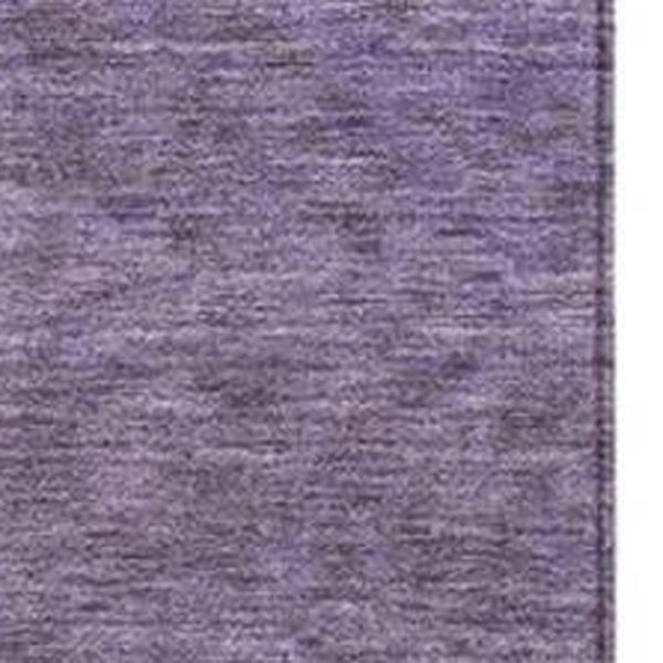 HomeRoots 5' Elegant Purple and Ivory Damask Area Rug - Durable, Washable for Indoor and Outdoor Spaces 5' X 8' 627261