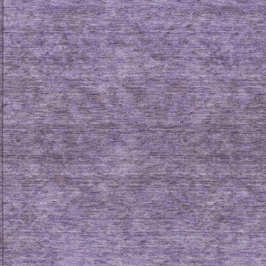 HomeRoots 5' Elegant Purple and Ivory Damask Area Rug - Durable, Washable for Indoor and Outdoor Spaces 9' X 12' 627264