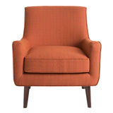 Madison Park Oxford Mid-Century Mid-Century Accent Chair FPF18-0219 Burnt Orange