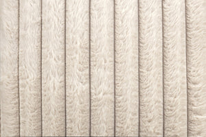 English Elm Modern Fur-Like Jumbo Corduroy Chaise Lounge with Cup Holders USB Port Plush Pillows Wooden Legs taupe 59 L x 21 W x 68 H B011P396713