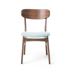 English Elm Christopher Knight Home® - DINING Chair with Cushioned Fabric Seat and Polished Wood Frame — Elegant Modern Comfort for Home Mint 58925.00MNT