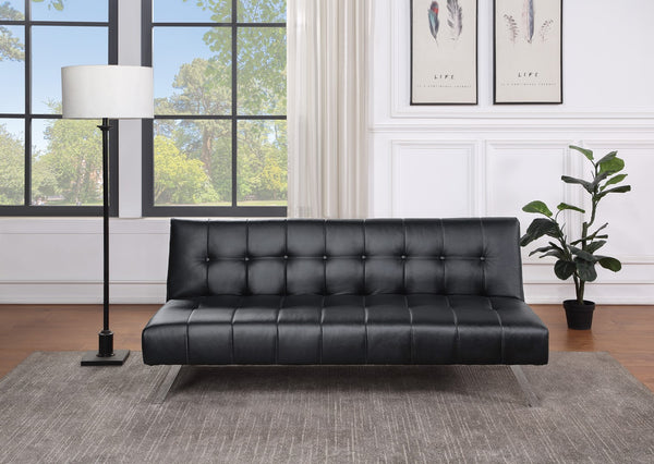 OSP Home Furnishings Sawyer Futon Black