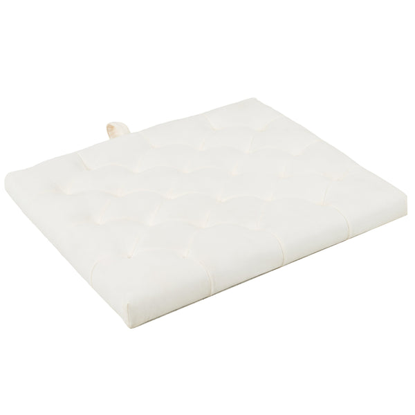 English Elm 30.25"L, 2 in 1 Night Stand & Dog Crate Walnut — Mid-Century Ottoman Bench w/ Storage, 300 lb Capacity, Removable Cushion N843P293628W