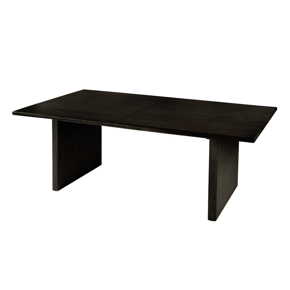 Butler Specialty Butler Rectangular Extendable Pedestal Dining Table 84–108" W with Self-Storing Leaf, Durable Oak Veneer Coffee 6277059