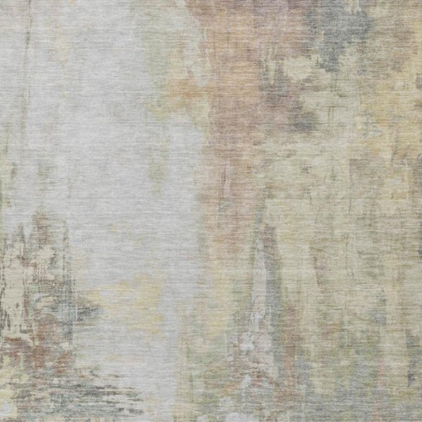 HomeRoots 5' Tan and Brown Abstract Area Rug - Durable, Machine Washable Indoor/Outdoor Accent for Any Space 10' X 14' 627922