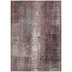 HomeRoots 5' Modern Blush and Ivory Abstract Indoor Outdoor Area Rug - Stylish, Durable, and Easy to Clean! 9' X 12' 627975