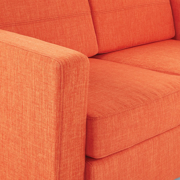 OSP Home Furnishings Pacific LoveSeat Tangerine