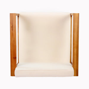 English Elm Christopher Knight Home® - Patio Armchair Set Of 2 - Stylish Acacia Wood Chairs With Beige Cushions For Outdoor Comfort N779P195382B