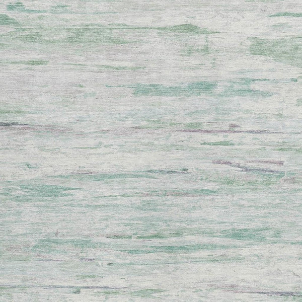HomeRoots 5' Artichoke Green and Ivory Abstract Area Rug - Stylish, Washable Design for Indoor and Outdoor Use 10' X 14' 628193