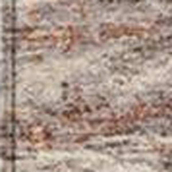 HomeRoots 5' Terra Cotta and Beige Abstract Washable Area Rug – Stylish, Durable, Perfect for Indoor/Outdoor Use 5' X 8' 628225