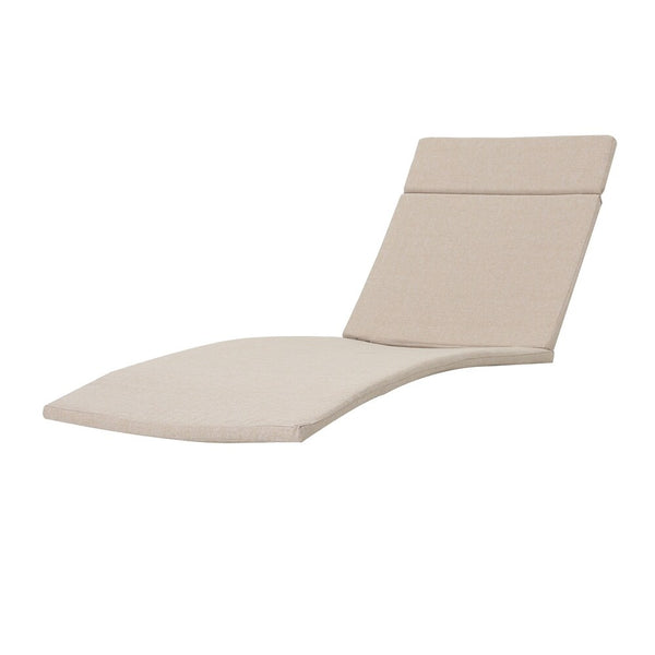 English Elm Christopher Knight Home® - 52005.00Cush-Tbge Stylish Outdoor Chaise Lounge Cushion In Textured Beige For Ultimate Comfort & Fit N775P230263B