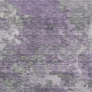 HomeRoots 5' Purple and Gray Abstract Area Rug - Stylish, Washable Design Perfect for Indoor and Outdoor Spaces 8' X 10' 628395