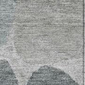 HomeRoots 5' Modern Geometric Washable Area Rug in Soft Pewter Beige and Ivory for Indoor and Outdoor Use 5' X 8' 628435