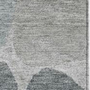 HomeRoots 5' Modern Geometric Washable Area Rug in Soft Pewter Beige and Ivory for Indoor and Outdoor Use 8' X 10' 628437