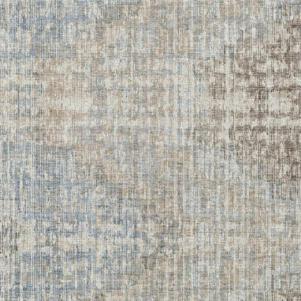 HomeRoots 5' Stylish Beige and Gray Geometric Area Rug - Durable, Washable for Indoor & Outdoor Use, Easy Care 5' X 8' 628519