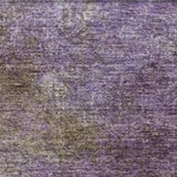 HomeRoots 5' Vibrant Purple and Olive Green Abstract Area Rug – Stylish, Washable, Stain-Resistant Design for All Spaces 10' X 14' 628619