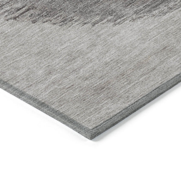HomeRoots 5' Taupe and Rust Geometric Area Rug - Stylish, Washable Design for Indoor and Outdoor Spaces 8' Round 628664