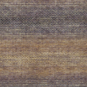 HomeRoots 5' Durable Eggplant and Brown Geometric Area Rug for Indoor and Outdoor Use - Easy Care, Stylish Design 5' X 8' 628801