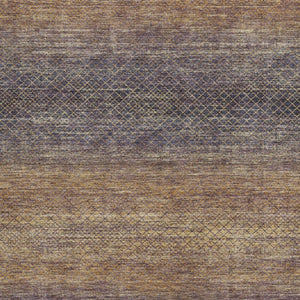 HomeRoots 5' Durable Eggplant and Brown Geometric Area Rug for Indoor and Outdoor Use - Easy Care, Stylish Design 9' X 12' 628804