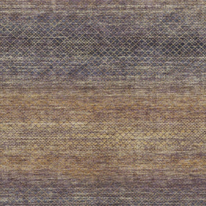 HomeRoots 5' Durable Eggplant and Brown Geometric Area Rug for Indoor and Outdoor Use - Easy Care, Stylish Design 10' X 14' 628805