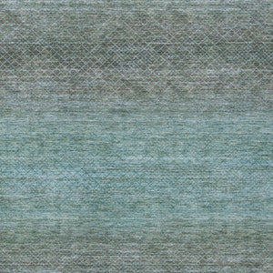 HomeRoots 5' Stylish Teal Blue and Brown Geometric Area Rug - Durable, Washable Design for Indoor/Outdoor Use 5' X 8' 628813