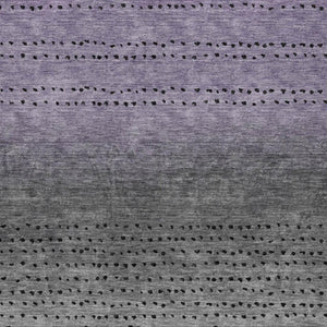 HomeRoots 5' Modern Purple and Gray Abstract Area Rug - Durable, Washable Design for Indoor and Outdoor Use 10' X 14' 628919