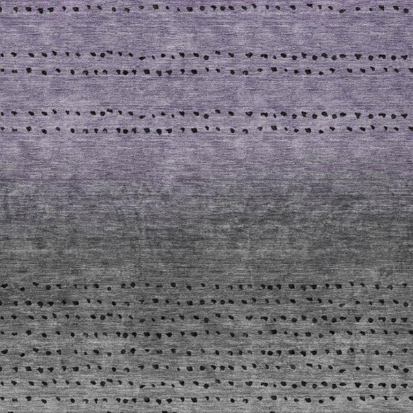 HomeRoots 5' Modern Purple and Gray Abstract Area Rug - Durable, Washable Design for Indoor and Outdoor Use 10' X 14' 628919