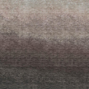 HomeRoots 5' Black and Silver Ombre Indoor Outdoor Area Rug – Stylish, Washable, Durable for High-Traffic Spaces 5' X 8' 628999