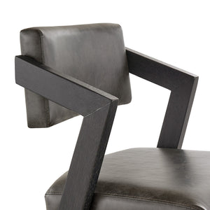 Billings Rubberwood Counter Stool with Cushioned Seat and Tilting Back for Kitchen Bars