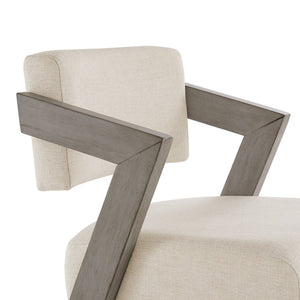 Billings Cushioned Rubberwood Bar Stool with Ergonomic Backrest for Kitchen Islands