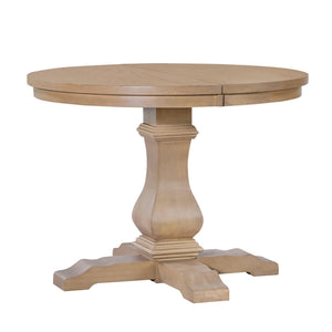 English Elm Christopher Knight Home® - Oval Extendable Dining Table - Rustic Charm In Light Natural Finish, Perfect For Home Gatherings N771P355872A_N771P355873A