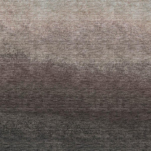 HomeRoots 5' Black and Silver Ombre Indoor Outdoor Area Rug – Stylish, Washable, Durable for High-Traffic Spaces 8' X 10' 629001