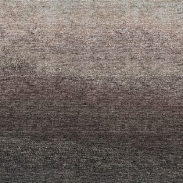 HomeRoots 5' Black and Silver Ombre Indoor Outdoor Area Rug – Stylish, Washable, Durable for High-Traffic Spaces 8' X 10' 629001