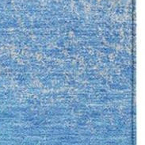 HomeRoots 5' Coral and Blue Ombre Indoor Outdoor Area Rug - Stylish, Durable, Machine Washable for Easy Care 5' X 8' 629011