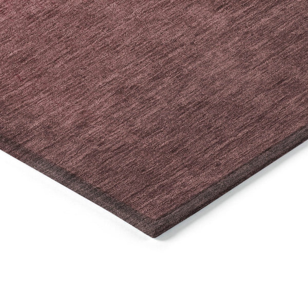 HomeRoots 5' Red and Blush Ombre Indoor Outdoor Area Rug - Stylish, Durable, Washable Design for Any Space 8' Round 629036