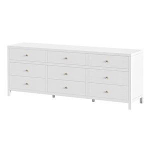 Butler Nora 9 Drawer Dresser - Elegant Wood Storage Solution for Bedrooms and Boutique Hotels