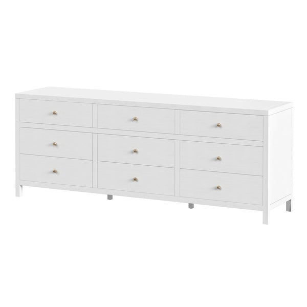 Butler Nora 9 Drawer Dresser - Elegant Wood Storage Solution for Bedrooms and Boutique Hotels