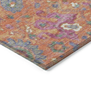 HomeRoots 5' Vibrant Floral Washable Area Rug for Indoor and Outdoor Use - Durable, Stylish, and Easy Care 8' X 10' 629079