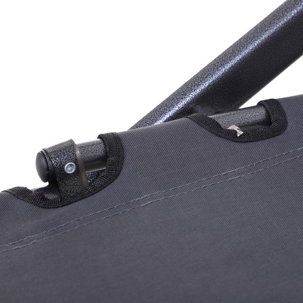 English Elm Outsunny 2-In-1 Folding Chaise Lounge Chair With Pillow & Pocket – Adjustable Outdoor Relaxation Seat W2225P217584-GIGA