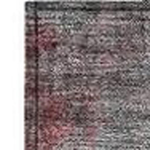 HomeRoots 8' X 10' Merlot Charcoal Ivory Abstract Rug - Stylish, Washable Design for Indoor & Outdoor Spaces 629212
