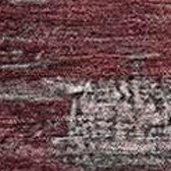 HomeRoots 9' X 12' Merlot Charcoal Ivory Abstract Rug - Washable, Stain-Resistant for Indoor & Outdoor Use! 629213