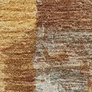 HomeRoots 9' X 12' Copper and Ivory Abstract Area Rug - Stylish, Washable, Stain-Resistant for Indoor/Outdoor Use 629333