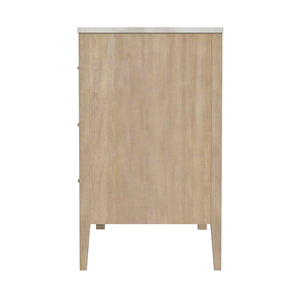 Butler Specialty Butler Averly 64" Marble & Wood 6-drawer Dresser - Elegant Storage Solution For Modern Homes Light Brown Java Wood,Gamelina Veneer,Mdf,Marble 6296455-butler